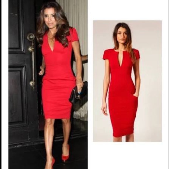 Elegant Red Dress - Picture 5 of 5